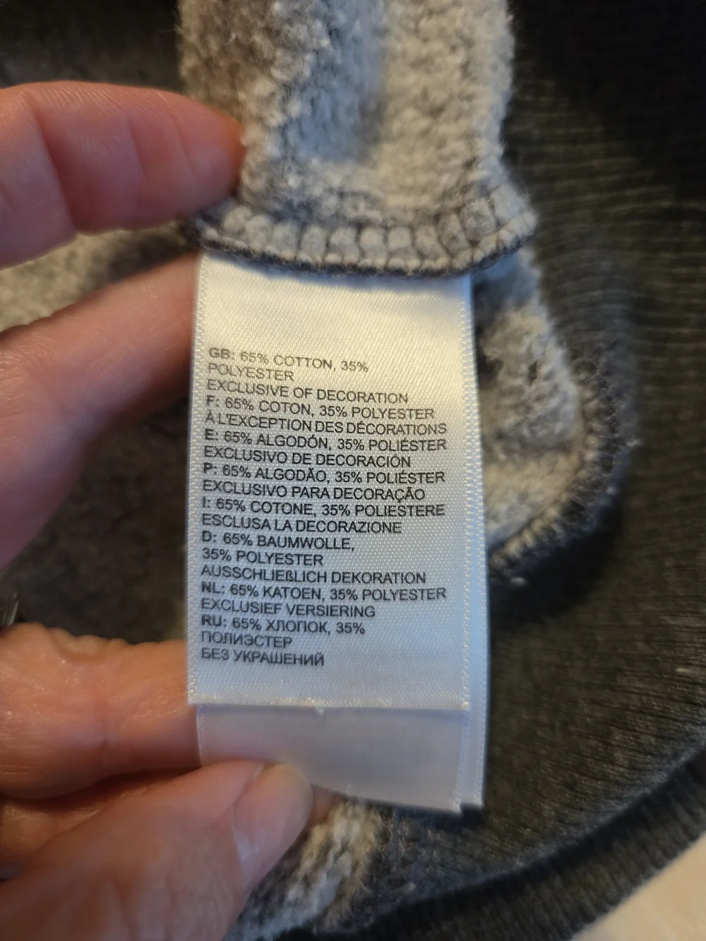 The North Face Dubai Graphic Hoodie - Dark Gray Size M